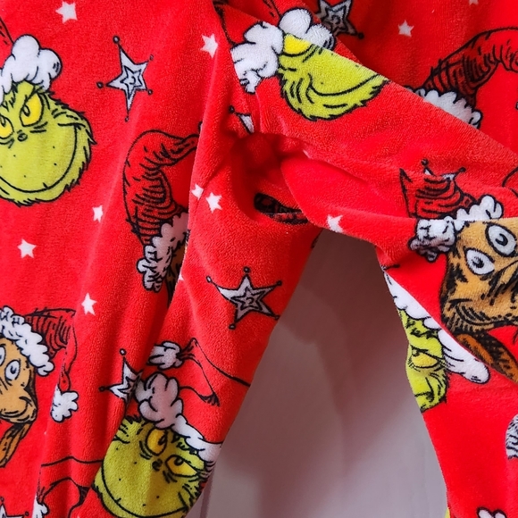 Dr. Seuss Grinch Christmas pajama capri pants women's size Large - Picture 3 of 6
